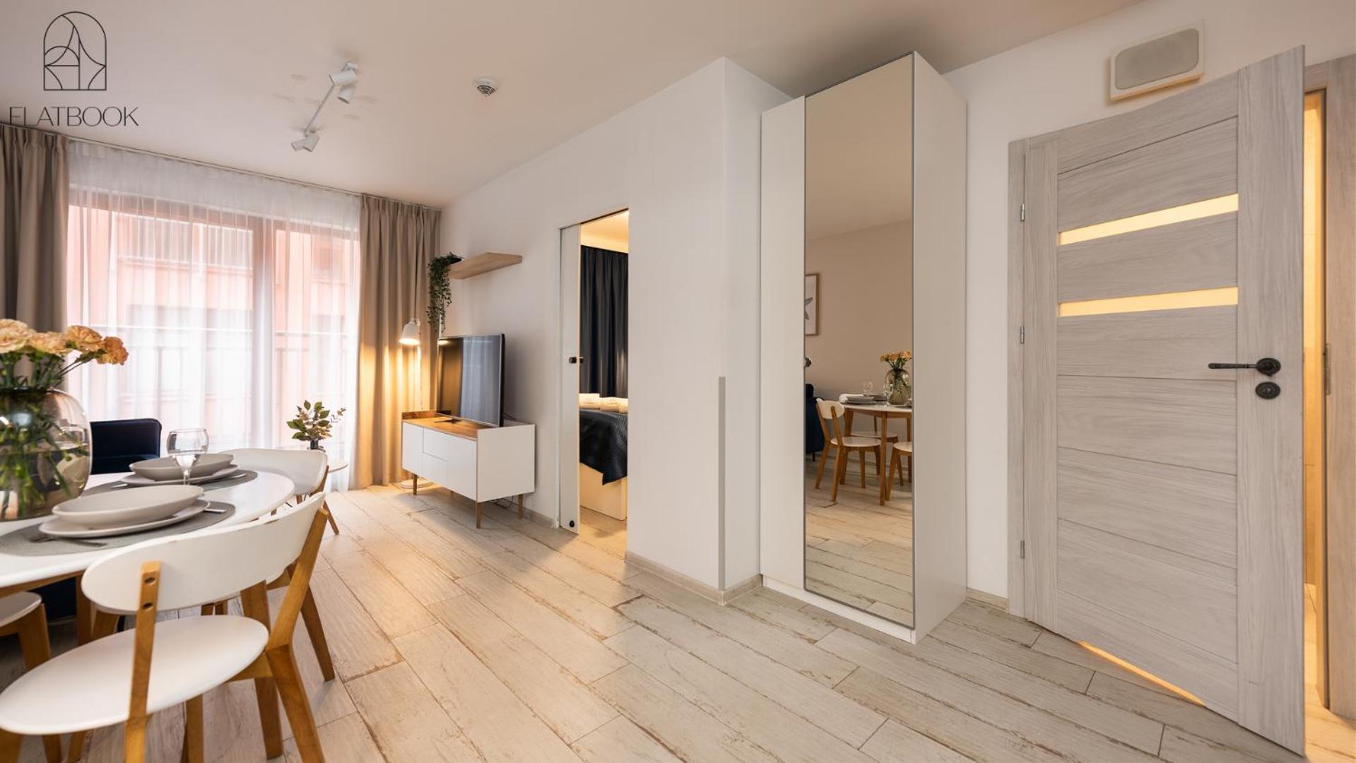Flatbook - City Center Spa Apartments Waterlane Island Gdańsk Exteriör bild